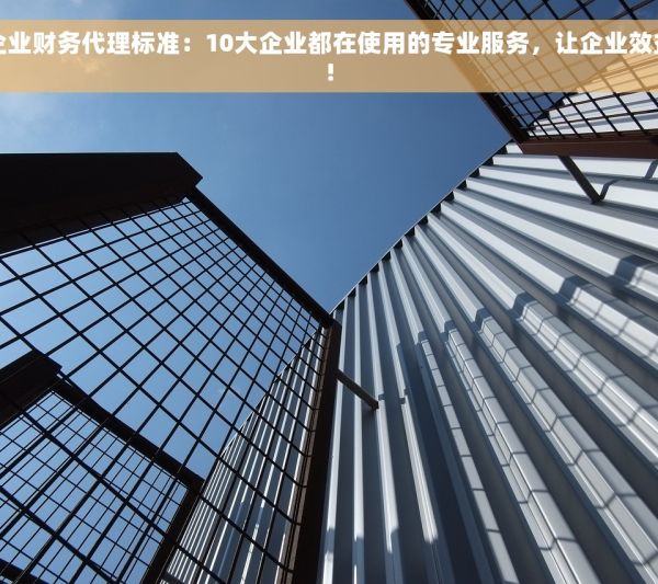 四川企业财务代理标准：10大企业都在使用的专业服务，让企业效益倍增!